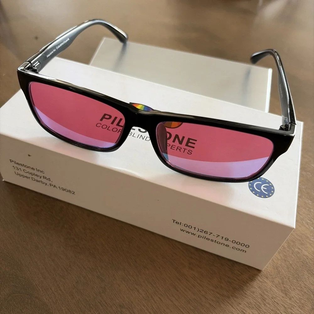 Pilestone Colorblind Glasses for Red/Green Color Deficiency TP-025 Lens B New